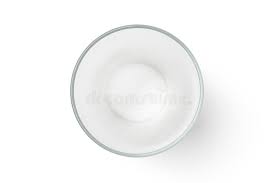 Top view of white calcium pills pouring out of glass bottle. Top View Of Empty Glass Cup On White Background Empty Space For Design Stock Photo Image Of Container Crystal 151486738