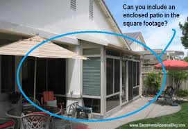 Enclosed porches have several windows, so wall space is minimal. Does An Enclosed Patio Count In The Square Footage
