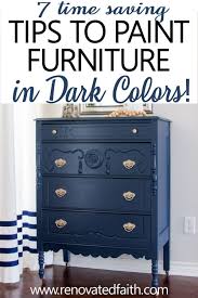 Benjamin Moore Hale Navy 7 Tips You Should Know Before Painting In 2020 Navy Blue Furniture Blue Painted Furniture Blue Furniture