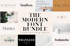️ customize your own preview on ffonts.net to make sure it`s the right one for your designs. The Chic Unique Modern Font Bundle Stunning Display Fonts Creative Market
