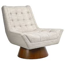 The Jonathan Adler Whitaker Swivel Chair Redefines Lounging With A Classic Cool Style Paired With The Ever Upholstered Swivel Chairs Chair Luxury Dining Chair