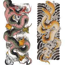 I Love Asian Art And Culture I Want To Collect Everything I Like Asian Art Culture Art Asia Japanese Tattoo Japanese Snake Tattoo Snake Tattoo Design