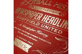 Football(soccer) logo sheffield united f.c. Personalised Sheffield United Football Newspaper Book From Buyagift
