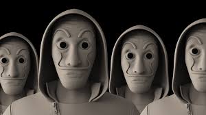 Money heist writer javier gómez santander commented on the meaning behind the show's famous masks. Artstation Money Heist Dali Mask And Red Jumpsuit Achmad Afriyady