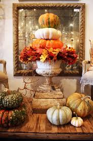 Fall Pumpkin Decorating Ideas With Pumpkins And Gourds The Budget Decorator Fall Thanksgiving Decor Fall Pumpkins Autumn Decorating