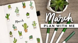 Many people try to place cacti around their workplace as much as possible. Cactus And Succulent Doodle Ideas For Bullet Journal Artist Hue