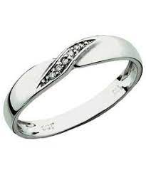 Buy 9ct White Gold Diamond Set Twist Wedding Ring 3mm At Argos Co Uk Your Online Shop For Ladies W Mens Wedding Rings Wedding Rings Wedding Rings For Women