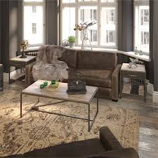 Get some paint + stain and. Refinery Coffee Table With Set Of 2 End Tables In Rustic Gray Engineered Wood Rfy014rg