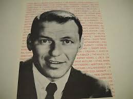FRANK SINATRA dominates Reprise Records artist roster 1962 Promo Display  Advt