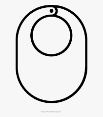 You can also print the coloring sheets that you like to draw and color them on paper. Baby Bib Coloring Page Circle Hd Png Download Kindpng