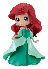 Q Posket Disney Characters Ariel Princess Dress Ariel Single Normal Color Green Amazon In Toys Games