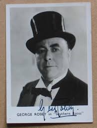 George Robey Signed Photo 10cm x 7cm. 1936