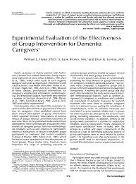 Pdf Experimental Evaluation Of The Effectiveness Of Group