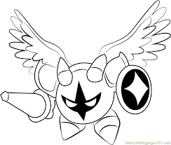 Pokemon linearts by lilly gerbil on deviantart. Galacta Knight Coloring Page For Kids Free Kirby Printable Coloring Pages Online For Kids Coloringpages101 Com Coloring Pages For Kids