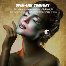 Amazon.com: Out of Ear Open Ear Headphones Outside The Ear Wireless Ear  Hanging Bluetooth Headset Ows Over The Ear Open Ear Buds Earbuds Outside  The ...
