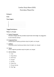 Check spelling or type a new query. Doc Lembar Kerja Siswa Kelas Iv Wahyu Supradnyana Academia Edu