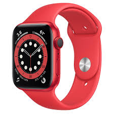 Apple Watch Series 6 Gps Cellular 44mm Product Red Aluminum Case With Product Red Sport Band Regular Apple