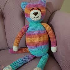 Amigurumi Orgu Oyuncak Kedi Amigurumi Orgu Uyku Arkadasi Kedi 50 00 Tl Kedicik Oyuncak Amigurumi