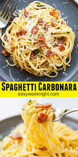 Spaghetti Carbonara Carbonara Recipe Spaghetti Carbonara Recipes With Spaghetti Noodles