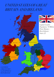 The united kingdom, popularly known as great britain, or simply as the uk, is one of the most influential, powerful, and richest countries in the world. United States Of Great Britain And Ireland Imaginarymaps