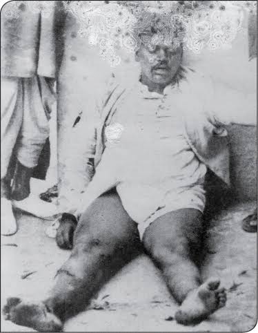 File:Post-mortem photograph of Chandra Shekhar Azad, circa 27 February 1927.jpg - Wikimedia Commons
