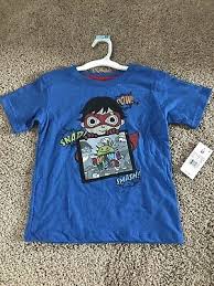 The ryan's world stickers for walls are proudly made in the usa. Ryan Toys Review Kids T Shirt Ryan S World Cartoon Short Sleeve Tops Tee Boys 5t Ebay