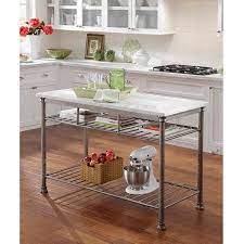 Save on home furniture for all rooms in your home. The Orleans Kitchen Island With Quartz White Top Walmart Com Orleans Kitchen Island Marble Kitchen Island Kitchen Tops