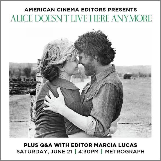 Alice Doesn't Live Here Anymore Q&A with Marcia Lucas, Moderated by Bobbie  O'Steen (NY Event) | American Cinema Editors | ACE