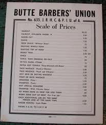 This Barber Shop Price List Has To Make It Into Our Scenic