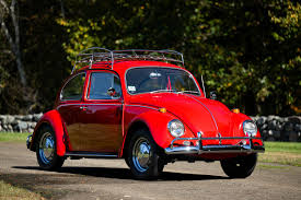Image result for Poppy Red 1953 Beetle