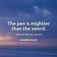 The Pen Is Mightier Than The Sword Idlehearts