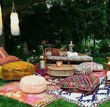 American Hippie Boheme Boho Lifestyle Garden Boho Garden Bohemian Garden Garden Party
