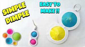 How to use dimple in a sentence. How To Make A Simple Dimple Homemade Simple Dimple Diy Simple Dimple Fidget Toy Pop It Youtube