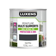 Peinture mur boiserie radiateur toutes pieces multisupports luxens sage 3 sa. Peinture Multimateriau Exterieur Luxens Gris Anthracite Satine 0 5 L Leroy Merlin