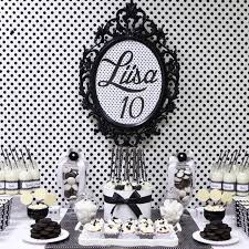 Black And White 21st Birthday Party Ideas Pin On Dessert Tables On Catch My Party