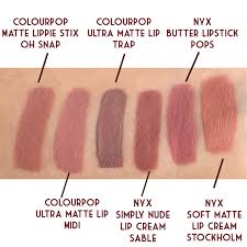 Nyx cosmetics lip variety sticks, gloss, cream, balms & gels. Kylie Abigail Lindsay