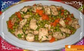Bocconcini Di Pollo Al Sesamo Con Piselli E Carote Cucinare Facile