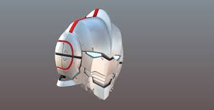 Ultraman Suit Helmet 3d For Cpsplay Loong Nick On Artstation At Https Www Artstation Com Artwork Aqva9 Star Wars Vehicles Helmet Artwork