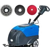 Amazon.com: Floor Scrubber Machine with 15'' Brush, Foldable ...