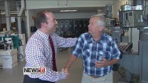 Meteorologist Gil Simmons goes back his high school in Danielson
