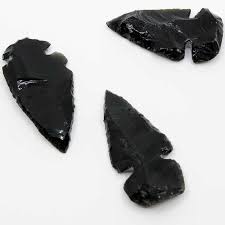 Obsidian is a dark purple block known for its high blast resistance and strength, most commonly found when water flows over lava. Black Obsidian Arrowheads Marguerite Bourgeoys Museum Notre Dame De Bonsecours Chapel