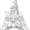 Colouring pictures with light house and fairy tale castle. 1
