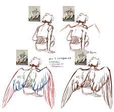 How do i draw a parrot? Art Blorg How Do You Draw Relaxed Folded Wings I Don T