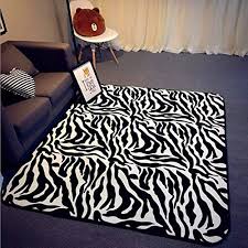 A nice zebra area rug can produce a lot of visual interest in a room. Ukeler Super Soft Memory Foam Rug For Bedroom Bedside Abstract Water And Oil Kitchen Rug And Carpet 31 5 X74 8 Zebra Stripe Buy Online In Belize At Belize Desertcart Com Productid 59326661