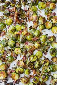 Crispy Roasted Brussels Sprouts With Bacon Recipe Brussel Sprout Recipes Roasted Roasted Brussel Sprouts Bacon Brussel Sprouts