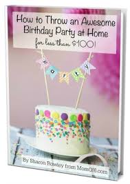 See more party ideas at catchmyparty.com. How To Throw An Awesome Birthday Party At Home For Less Than 100 Momof6