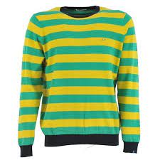 Yellow And Green Striped Sweater Sweaters Stripe Sweater Green Stripes