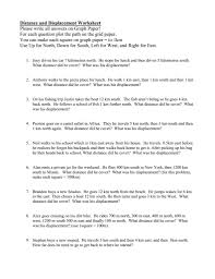Distance And Displacement Worksheet Answers In 2020 Worksheets Worksheet Template Answers