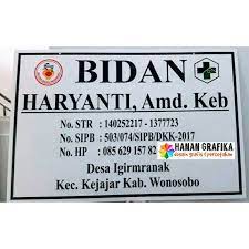 Beliau adalah salah seorang bidan yang sangat pro gentle birth. Papan Nama Sekolah 40x60 Papan Nama Dokter Plang Bidan Praktek Sign Label 40 60 Akrilik Shopee Indonesia