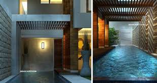 Desain Rumah Pojok Desain Unik Tropis Modern Type 600 M2 Rumah Home Fashion Desain Rumah